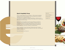 Tablet Screenshot of epochrestaurantgroup.com